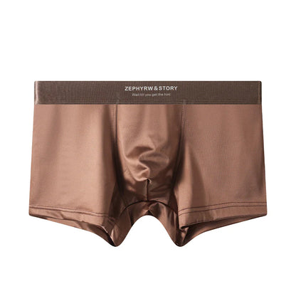 Men's Satin Ice Silk Breathable Boxers – Summer Collection
